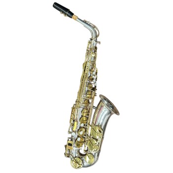 Sax Alto Jupiter JAS-567 Prateado com Chaves Laqueadas